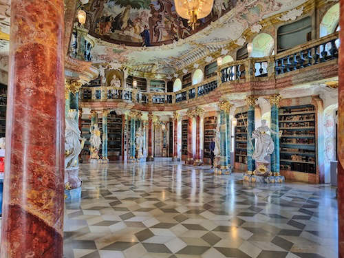 Bibliothekssaal von Kloster Wiblingen